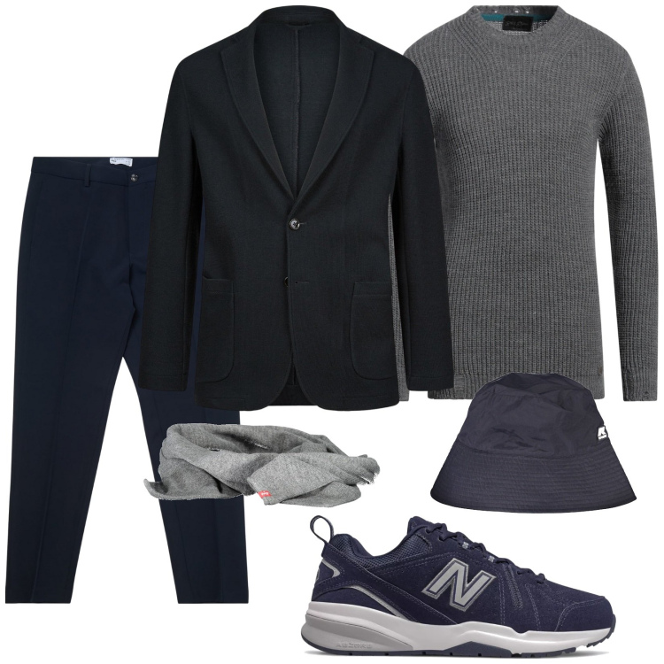 Outfit uomo - Semplicemente io. Stile Trendy per Tutti i giorni. Abbinamento con pullovers, pantaloni chino, sneakers, cappelli, giacche, sciarpe.