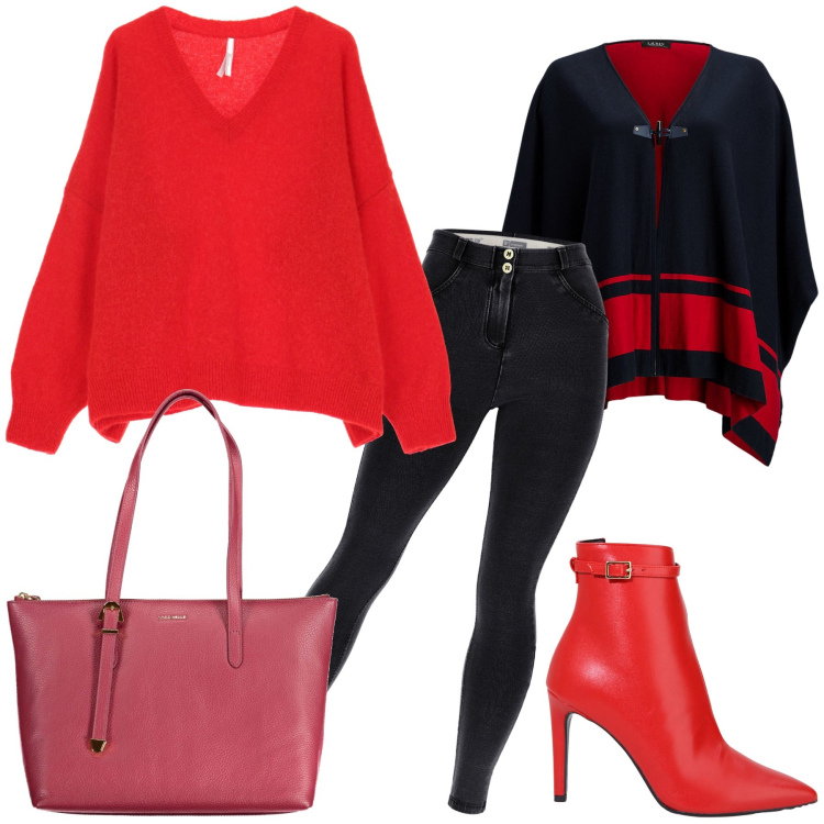 Outfit donna - Leggings. Stile Sexy per Tutti i giorni. Abbinamento con stivaletti, maglieria, jeggings, cappotti, borse a spalla.