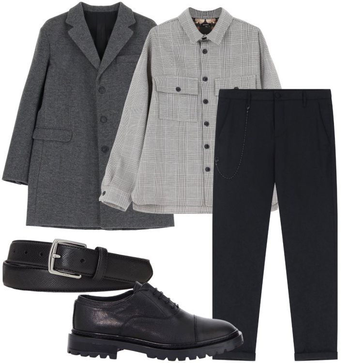 Outfit uomo - Lo stile di Imperial. Stile Business/Elegante per Serata speciale. Abbinamento con camicie, cappotti, scarpe stringate, pantaloni, cinture.