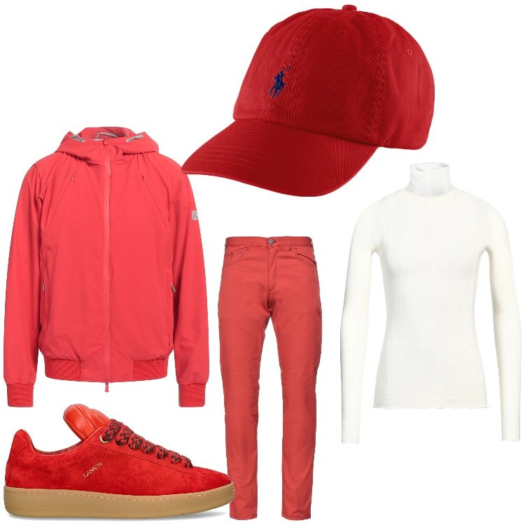 Outfit uomo - La magia delle feste. Stile Casual per Tutti i giorni. Abbinamento con maglieria, giacche, pantaloni, cappelli, sneakers.