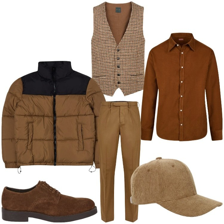 Outfit uomo - Stile inglese. Stile Business/Elegante per Tutti i giorni. Abbinamento con giacche, cappelli, pantaloni, gilet, scarpe stringate, camicie.