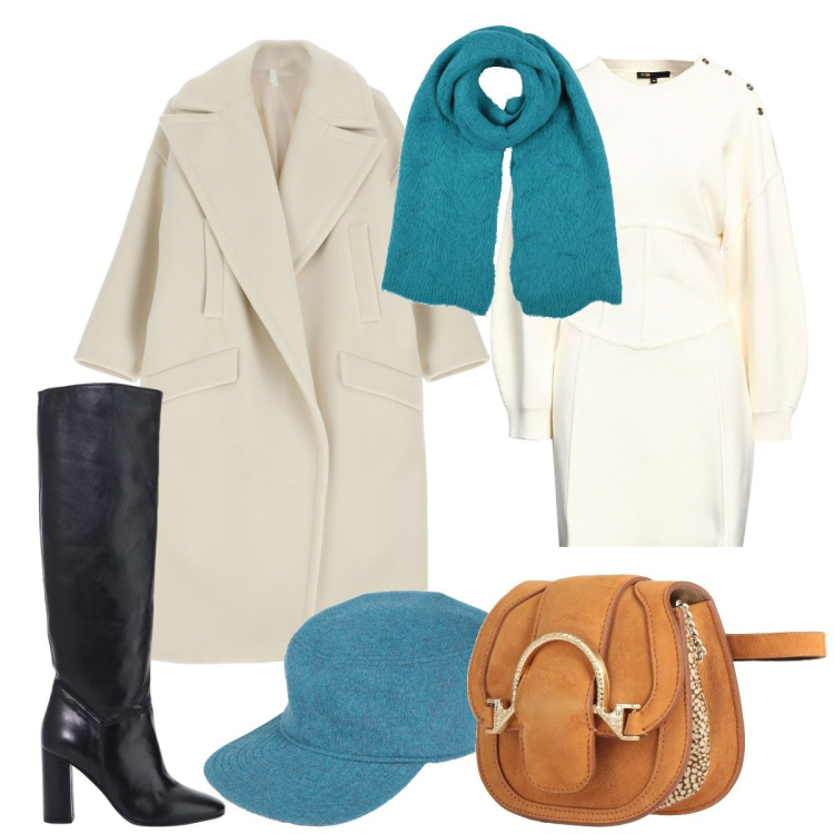 Outfit donna - Molto comoda contro il freddo. Stile Preppy per Tutti i giorni. Abbinamento con marsupi, vestiti corti, cappelli, sciarpe, stivali, cappotti.