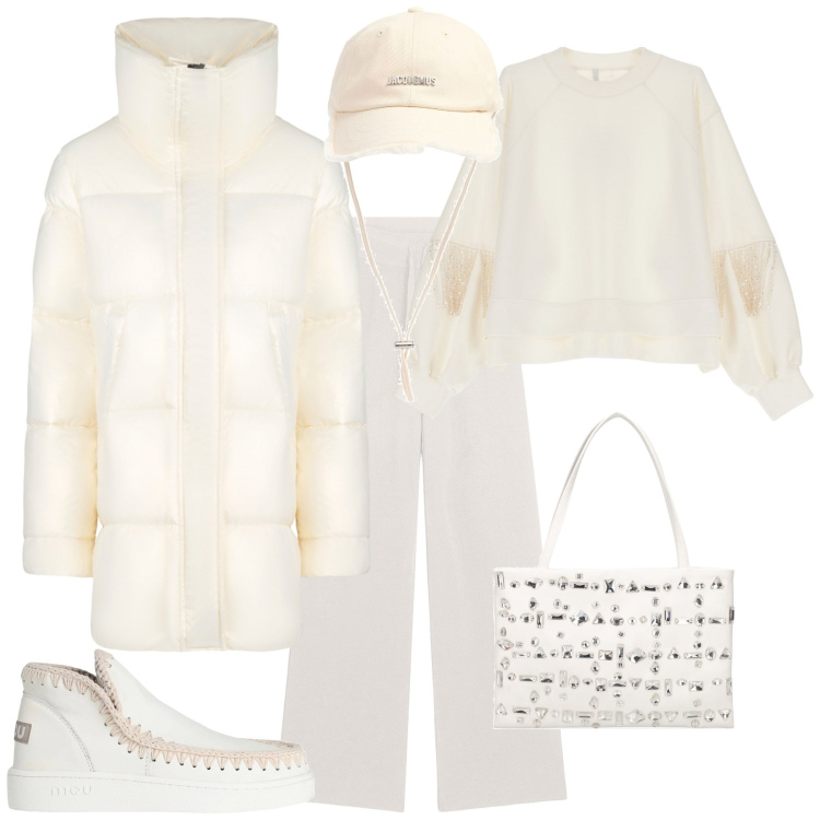 Outfit donna - Cerimonia evento serata speciale. Stile Romantica per Tutti i giorni. Abbinamento con stivaletti, felpe, pantaloni, blazer, borse a spalla, cappelli.