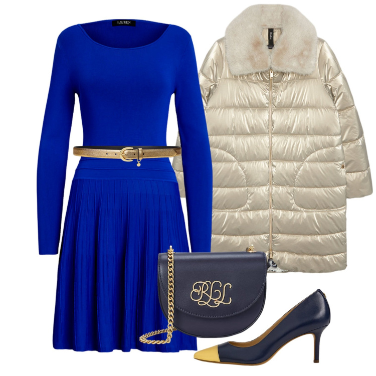 Outfit donna - Abbraccia le tue curve con il wrap dress. Stile Chic per Cerimonia. Abbinamento con borse a tracolla, cinture, vestiti, décolleté, piumini.