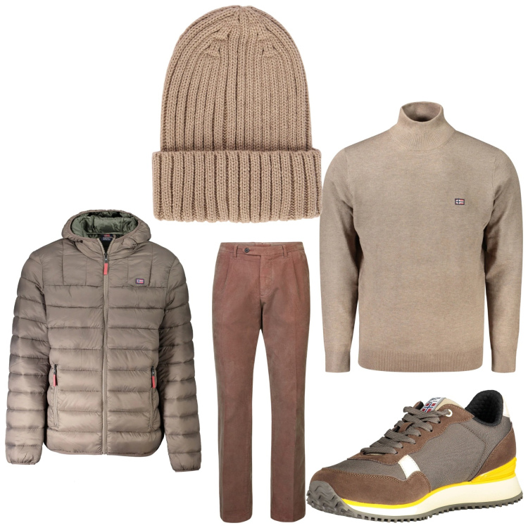 Outfit uomo - Le mie sneakers. Stile Casual per Tutti i giorni. Abbinamento con pantaloni, berretti, maglieria, giacche, sneakers.