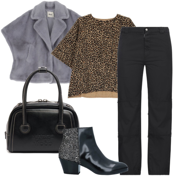 Outfit donna - Gli stivaletti lurex. Stile Trendy per Tutti i giorni. Abbinamento con stivaletti, pantaloni, t-shirt, blazer, borse tote.