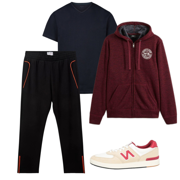 Outfit uomo - Urban total look. Stile Urban per Tutti i giorni. Abbinamento con giacche, sneakers, pantaloni, t-shirt.