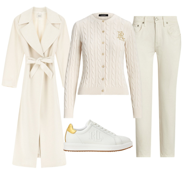 Outfit donna - Urban bon ton. Stile Urban per Tutti i giorni. Abbinamento con cappotti, cardigans, jeans, sneakers.