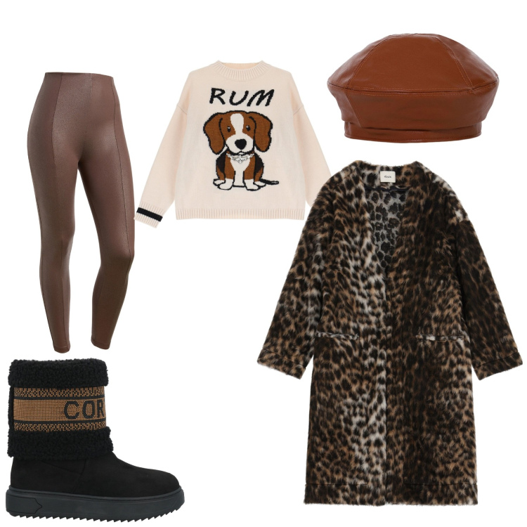 Outfit donna - Casual. Stile Casual chic per Tutti i giorni. Abbinamento con stivaletti, pantaloni skinny, cappotti, pullovers, cappelli e berretti.
