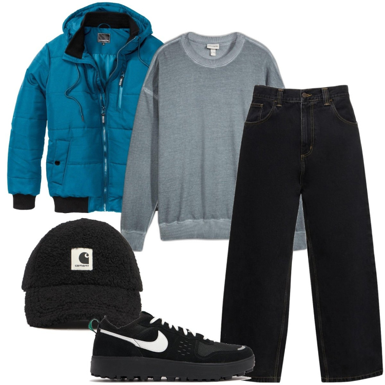 Outfit uomo - Il berretto teddy. Stile Urban per Tutti i giorni. Abbinamento con bomber, felpe, jeans, cappelli, sneakers.