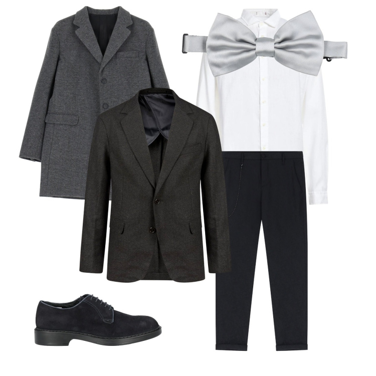 Outfit uomo - Stasera ti porto a cena. per Serata speciale. Abbinamento con cravatte, camicie, scarpe stringate, cappotti, pantaloni, giacche.