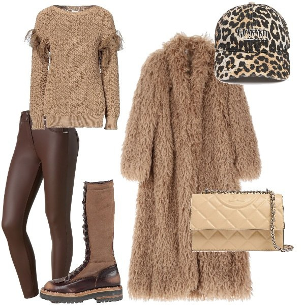 Outfit donna - Freddo non ti temo - @marystyle. Stile Casual per Tutti i giorni. Abbinamento con pullovers, stivali, cappotti, pantaloni skinny, cappelli, borse a spalla.