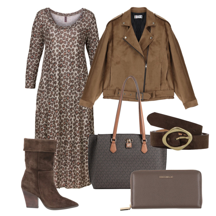 Outfit donna - L’abito baloon in maglina. Stile Trendy per Tutti i giorni. Abbinamento con vestiti midi/longuette, borse a spalla, stivaletti, portafogli, blazer, cinture.