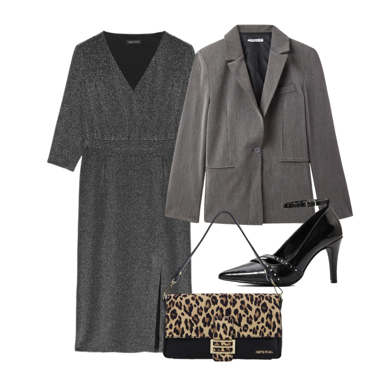 Outfit donna - Lady. Stile Bon Ton per Tutti i giorni. Abbinamento con décolleté, blazer, borse a spalla, vestiti lunghi.