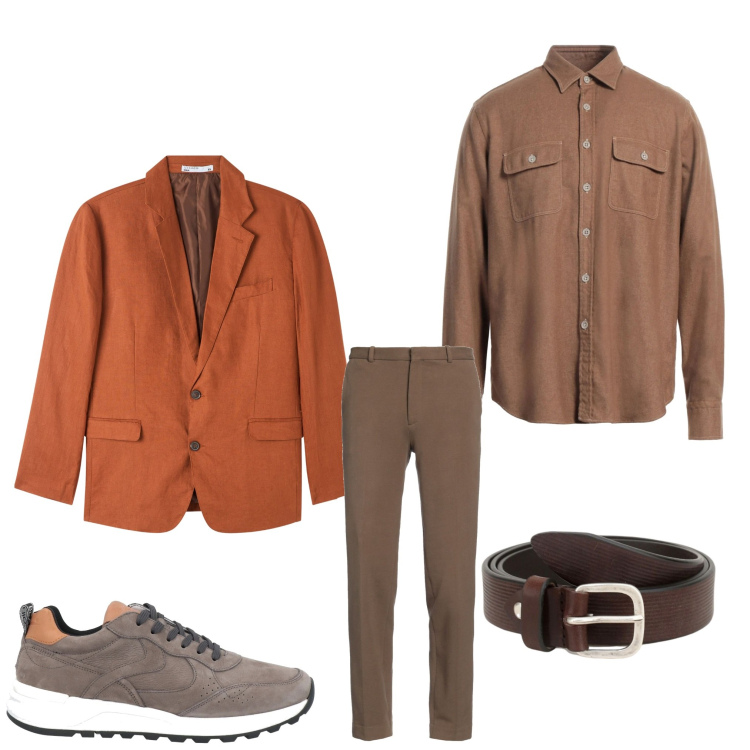 Outfit uomo - Figlio del sole. Stile Business/Elegante per Ufficio. Abbinamento con pantaloni, camicie, sneakers, giacche, cinture.
