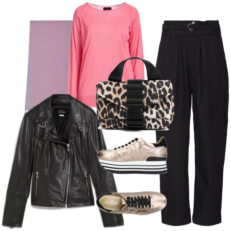 Outfit donna - I pantaloni mannish. Stile Urban per Tutti i giorni. Abbinamento con blazer, sneakers, pullovers, pantaloni, sciarpe, borse a cartella.