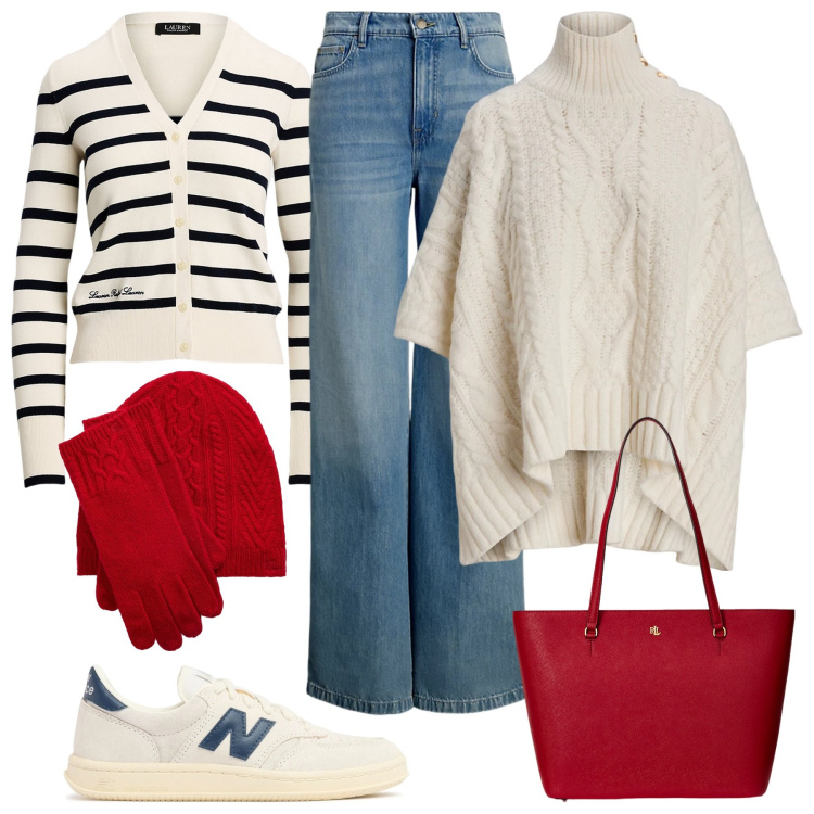 Outfit donna - Sunday Morning. Stile Casual chic per Tutti i giorni. Abbinamento con cappelli, borse tote, cappotti, jeans, cardigans, sneakers.