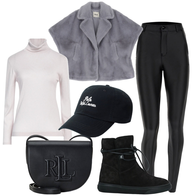 Outfit donna - Everyday athleisure. Stile Urban per Tutti i giorni. Abbinamento con stivaletti, maglieria, blazer, pantaloni skinny, borse a tracolla, cappelli.