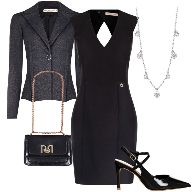 Outfit donna - Sexy con Rinascimento. Stile Sexy per Serata fuori. Abbinamento con collane, vestiti a tubino, décolleté, blazer, borse a tracolla.