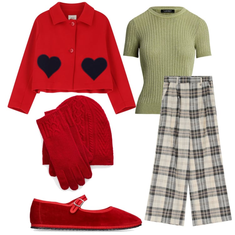 Outfit donna - Granny. Stile Vintage retrò per Tutti i giorni. Abbinamento con cappelli, maglieria, pantaloni, blazer, ballerine.