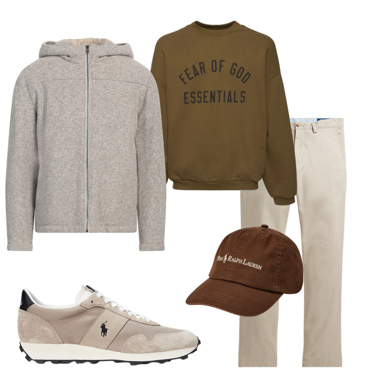 Outfit uomo - Casual. Stile Casual per Tutti i giorni. Abbinamento con giacche, pantaloni, cappelli, sneakers, felpe.