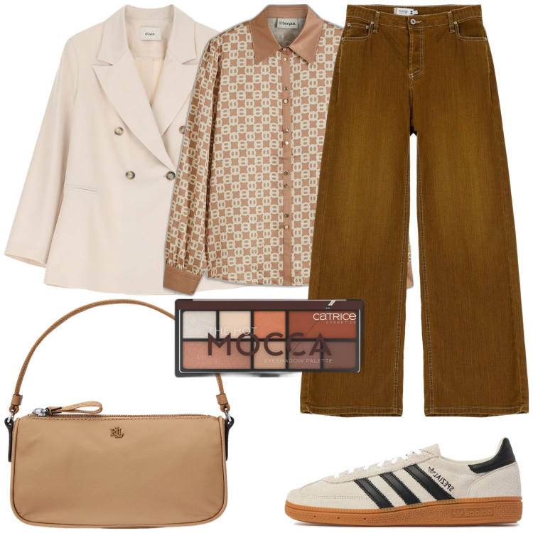 Outfit donna - Le Adidas Spezial. Stile Casual per Tutti i giorni. Abbinamento con bluse, ombretti, pantaloni, pochette, blazer, sneakers.