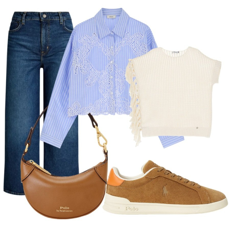 Outfit donna - asimmetrici. Stile Urban per Tutti i giorni. Abbinamento con maglieria, camicie, portafogli, sneakers, jeans.