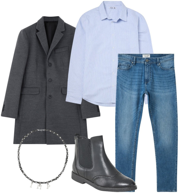 Outfit uomo - Il bracciale di Imperial. Stile Urban per Serata speciale. Abbinamento con stivali e stivaletti, jeans skinny, camicie, cappotti, collane.