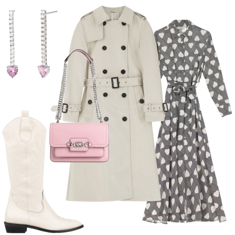 Outfit donna - Gli stivali di febbraio @susystyle. Stile Glamour per Tutti i giorni. Abbinamento con stivali, borse a spalla, orecchini, trench, vestiti lunghi.