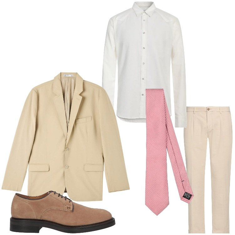 Outfit uomo - Domani in ufficio. Stile Business/Elegante per Ufficio. Abbinamento con camicie, scarpe stringate, cravatte, pantaloni, giacche.
