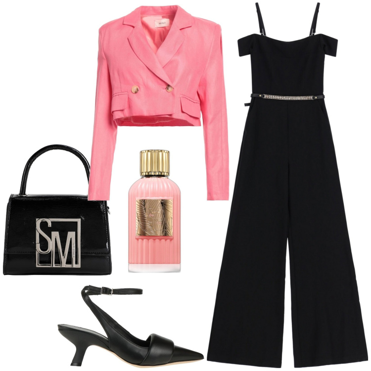 Outfit donna - Decolleté ankle strap. Stile Chic per Cerimonia. Abbinamento con blazer, décolleté, borse a mano, profumi, tute.