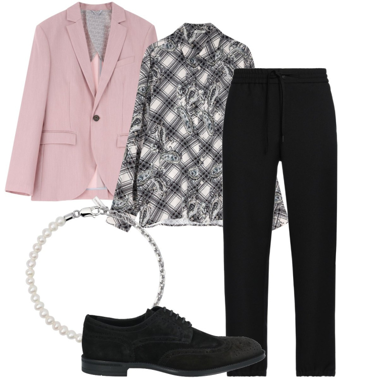 Outfit uomo - La giacca rosa. Stile Trendy per Cerimonia. Abbinamento con pantaloni, scarpe stringate, braccialetti, camicie, giacche.