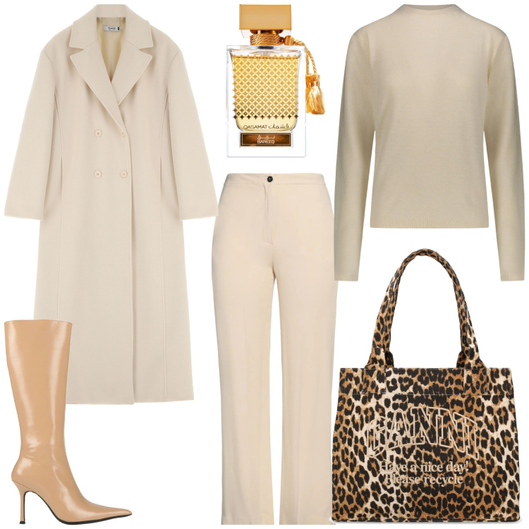 Outfit donna - Gli stivali di febbraio - @susystyle. Stile Minimal per Tutti i giorni. Abbinamento con pantaloni, stivali, profumi, cappotti, pullovers, shopping bag.