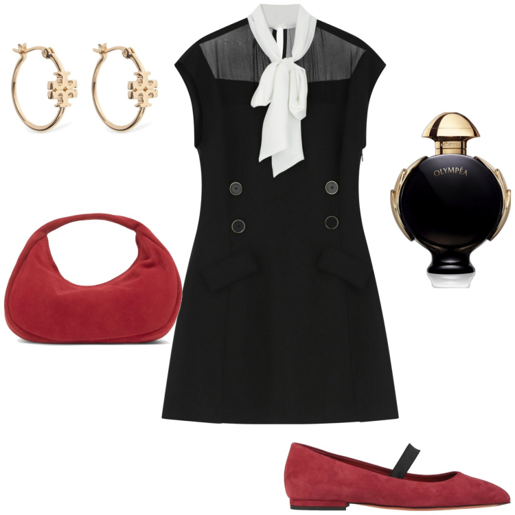 Outfit donna - Mary jane scamosciate. Stile Urban per Tutti i giorni. Abbinamento con ballerine, profumi, vestiti corti, orecchini, borse a mano.