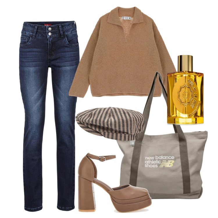 Outfit donna - 8 marzo - Clarissa P. Estès. Stile Casual chic per Tutti i giorni. Abbinamento con jeans, profumi, shopping bag, pullovers, décolleté, cappelli.