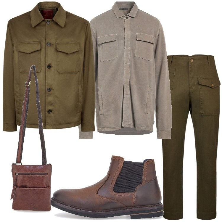 Outfit uomo - Trendy a marzo. Stile Trendy per Tutti i giorni. Abbinamento con camicie, stivali e stivaletti, giacche, portafogli, pantaloni.