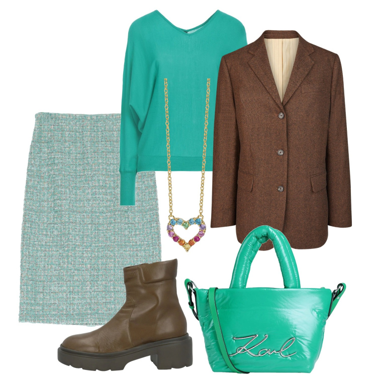 Outfit donna - 8 marzo - Alda Merini. Stile Bon Ton per Tutti i giorni. Abbinamento con borse a mano, pullovers, stivaletti, collane, gonne longuette, blazer.