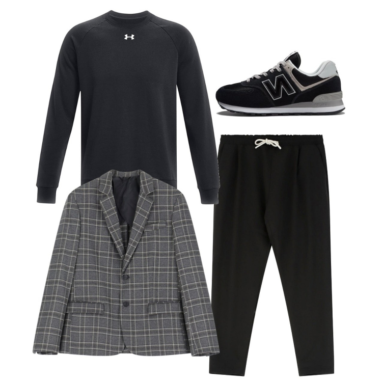 Outfit uomo - Non solo nero. Stile Urban per Tutti i giorni. Abbinamento con sneakers, pantaloni, giacche, felpe.