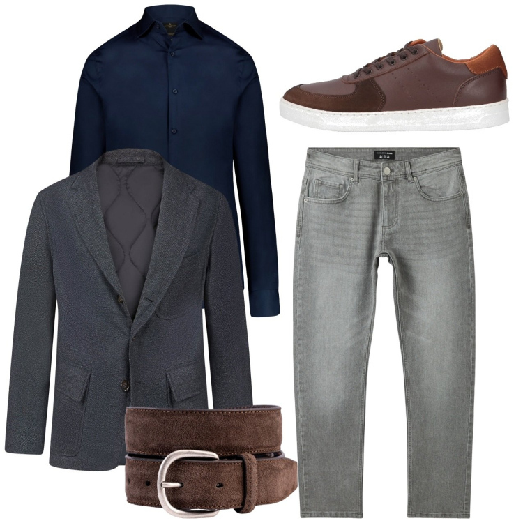 Outfit uomo - Ritorno del suede. Stile Casual per Tutti i giorni. Abbinamento con sneakers, jeans, camicie, giacche, cinture.