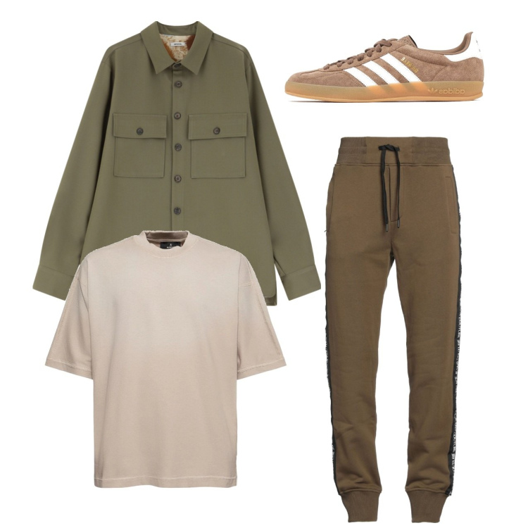 Outfit uomo - City. Stile Casual per Tutti i giorni. Abbinamento con pantaloni, camicie, t-shirt, sneakers.