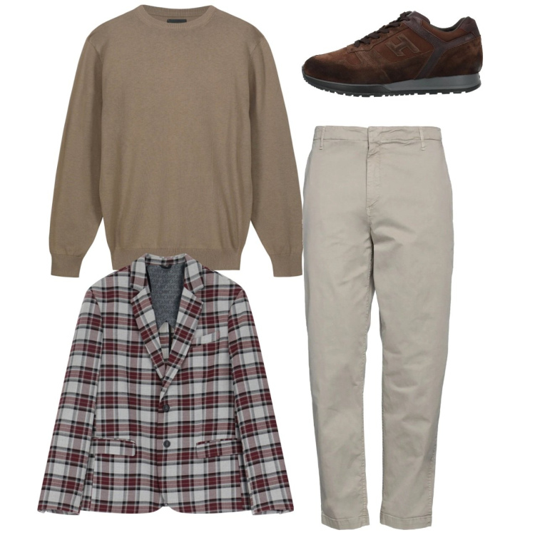 Outfit uomo - Estroso. Stile Casual per Tutti i giorni. Abbinamento con pantaloni, sneakers, giacche, maglieria.