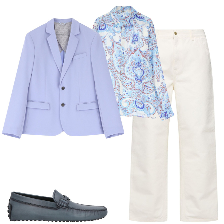 Outfit uomo - Total look #2085864. Stile Trendy per Tutti i giorni. Abbinamento con scarpe stringate, giacche, camicie, jeans.