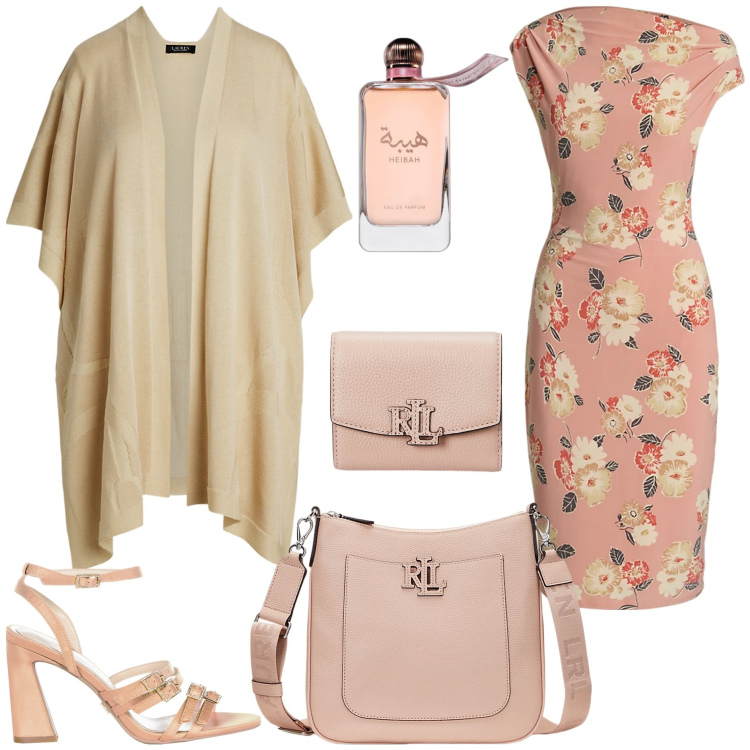 Outfit donna - Cappe e mantelle a marzo - @mikytwins. Stile Bon Ton per Tutti i giorni. Abbinamento con profumi, sandali col tacco, vestiti a tubino, portafogli, borse a tracolla, cappe.