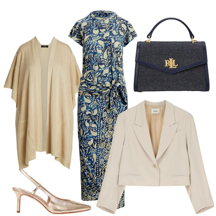 Outfit donna - Total look #2087346. Abbinamento con blazer, vestiti, borse a mano, décolleté, cappe.