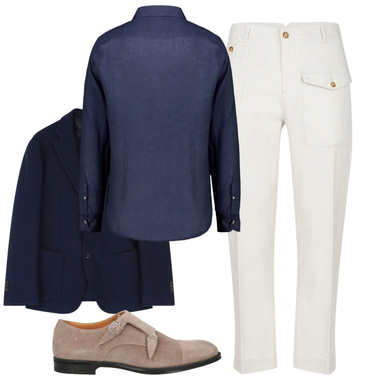 Outfit uomo - City. Stile Urban per Tutti i giorni. Abbinamento con scarpe stringate, giacche, pantaloni, camicie.