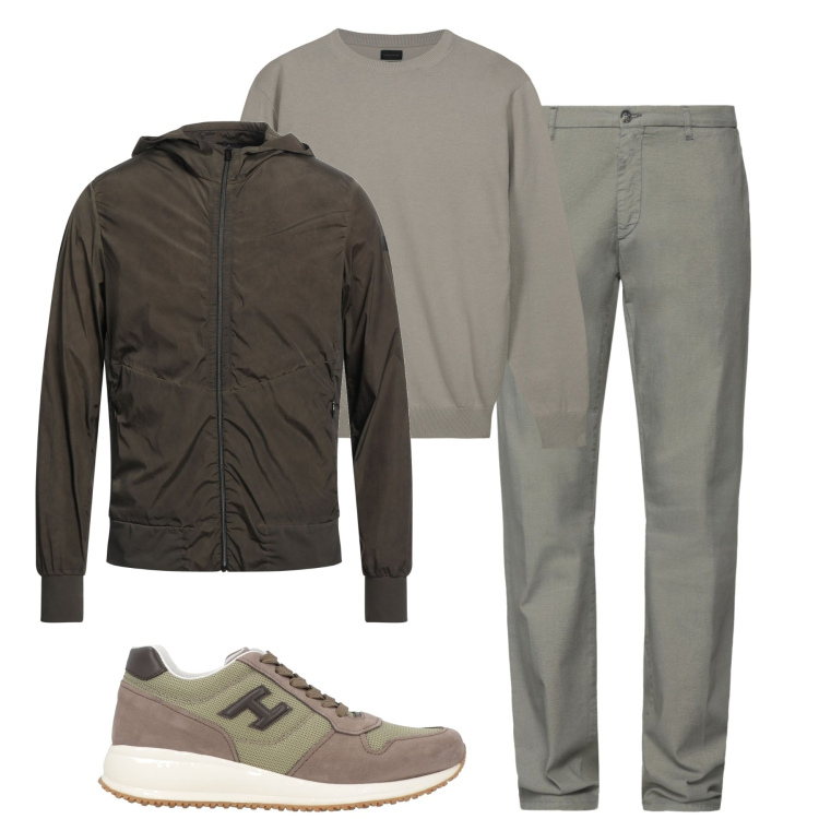 Outfit uomo - City. Stile Urban per Tutti i giorni. Abbinamento con sneakers, giacche, pantaloni, maglieria.