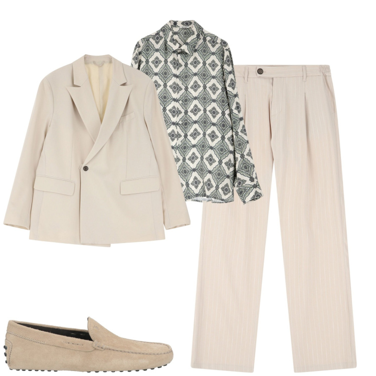 Outfit uomo - City. Stile Trendy per Serata speciale. Abbinamento con scarpe stringate, giacche, pantaloni, camicie.