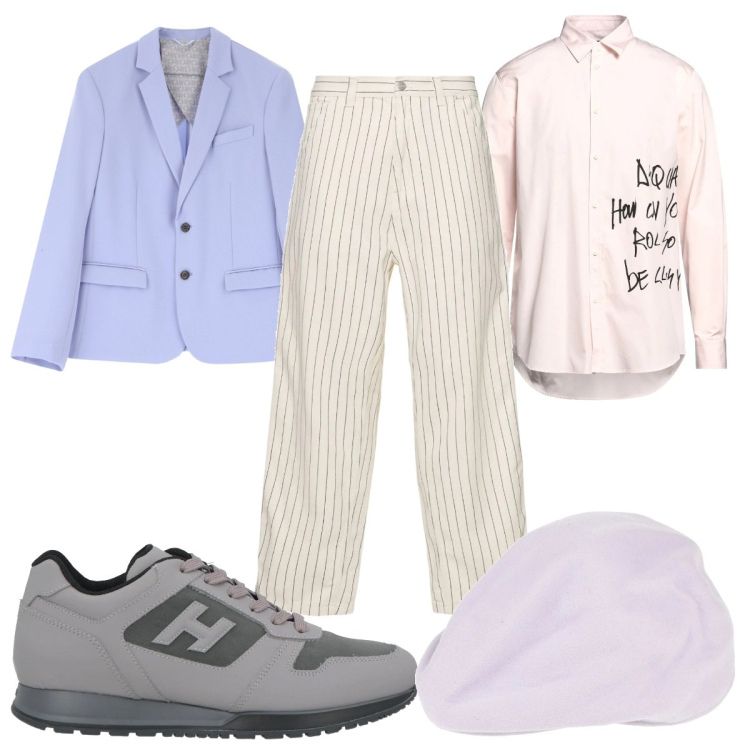 Outfit uomo - Total look #2089804. Stile Casual per Tutti i giorni. Abbinamento con sneakers, cappelli, camicie, giacche, jeans.