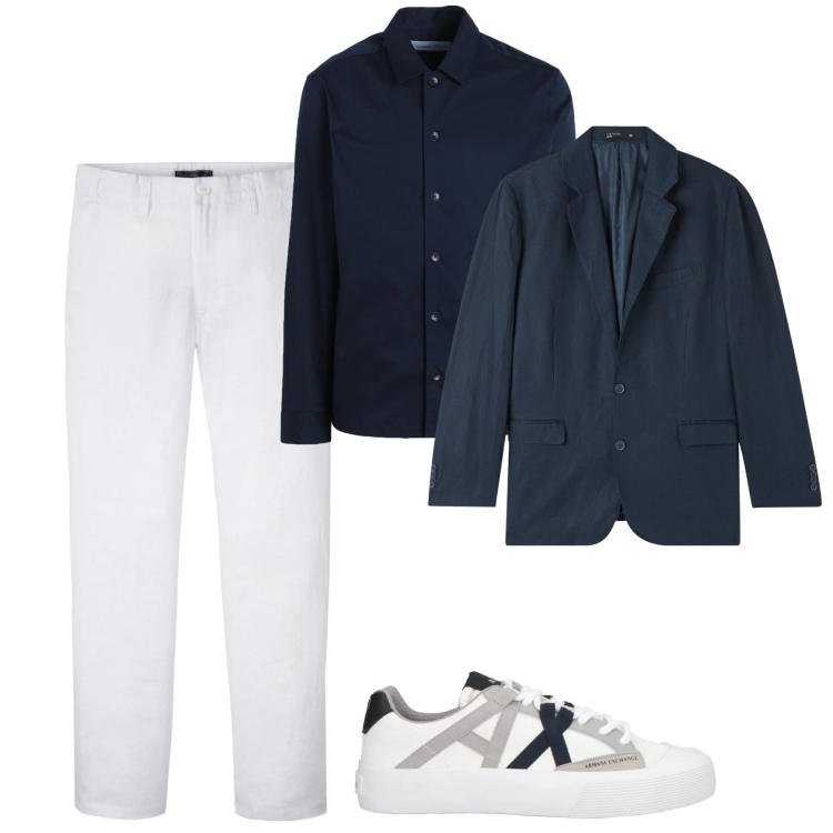 Outfit uomo - City. Stile Urban per Tutti i giorni. Abbinamento con pantaloni, camicie, sneakers, giacche.