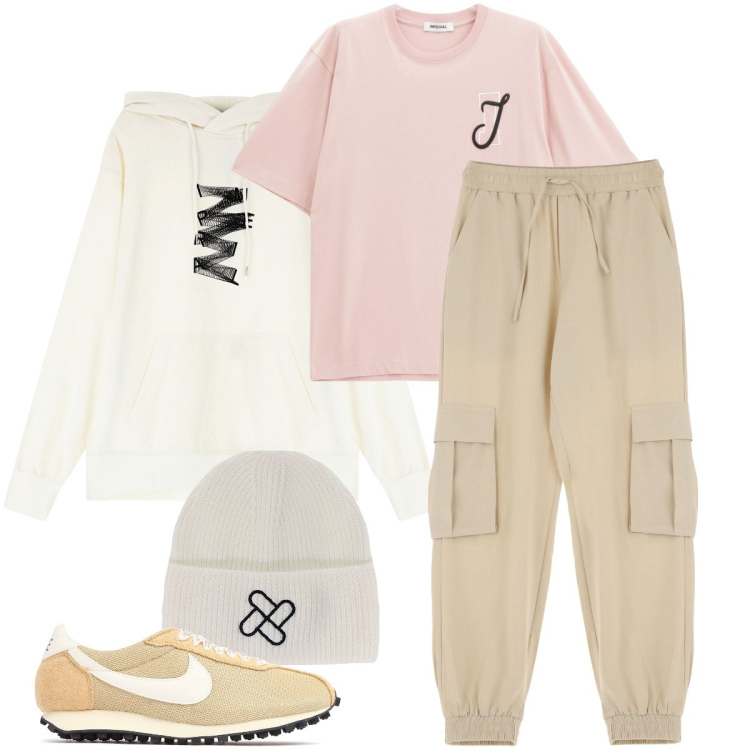Outfit uomo - Sportivo con Imperial. Stile Trendy per Sport. Abbinamento con pantaloni cargo, t-shirt, felpe con cappuccio, berretti, sneakers.